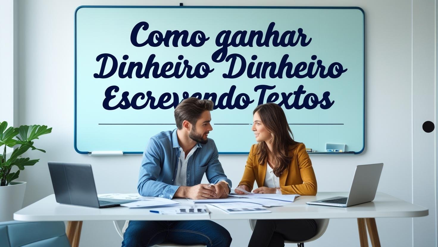 Como Ganhar Dinheiro Escrevendo Textos - Descubra como transformar paixão em lucro escrevendo textos.